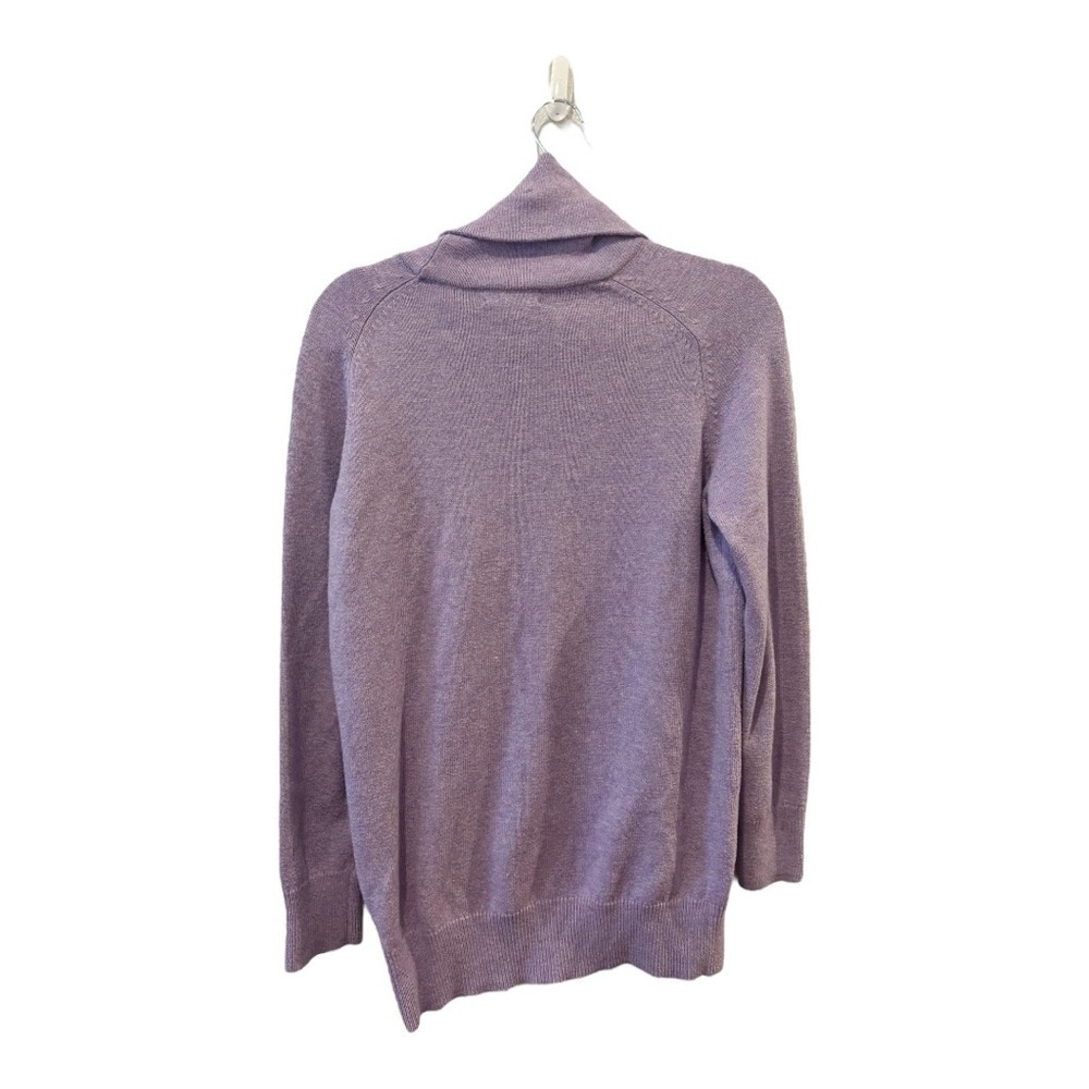 Lands End Wool Blend Sweater Womens S 6-8 Regular Fit Turtleneck Pullover - Picture 2 of 6